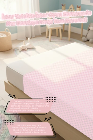 Proof Etkinlik Ortusu Dama Pudra 100x140 cm - Resim 6