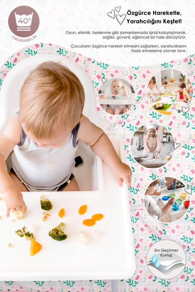 Proof Etkinlik Ortusu Flowy 140x140 cm - Resim 2