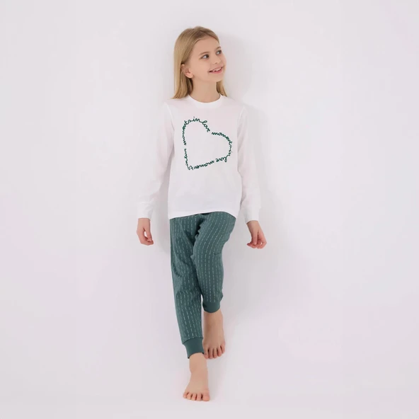 Arnetta AR3050C Kız Çocuk Kışlık Pijama Takımı