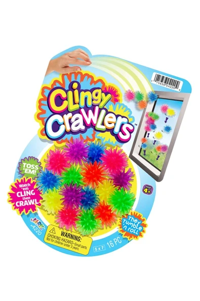 Clingy Crawlers Yapışkan Tırmanıcı Sürüngenler ile Duvarlar ve Camlar Artık Daha Eğlenceli!