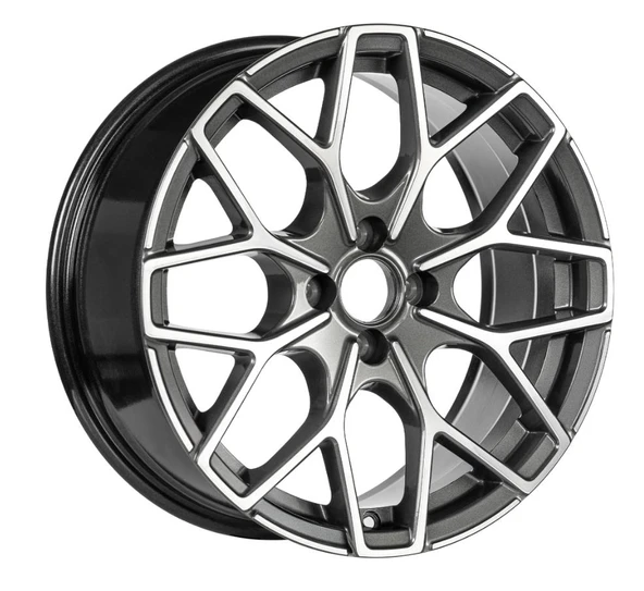 EMR-S1038-15 7.5x17" -4x100 ET35 73.1 Gun Metal Diamond Jant (4 Adet) ürün görseli