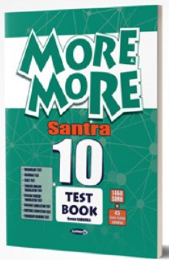10. Sınıf More & More Englısh Santra Test Book - Kurmay Elt Yayınları - 1