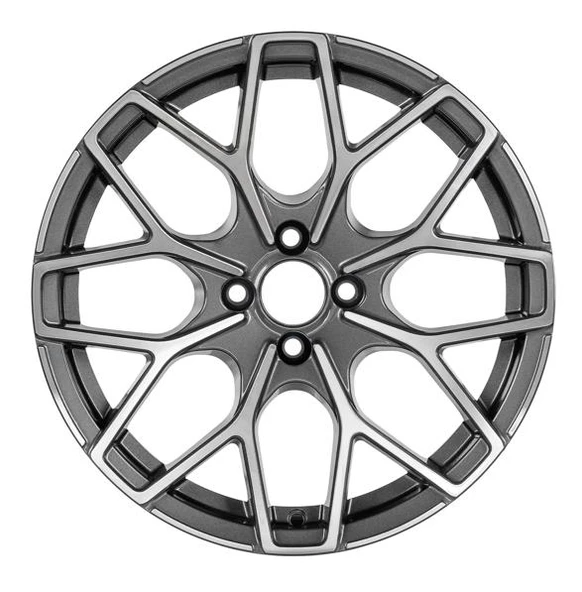 EMR-S1038-15 7.5x17" -4x100 ET35 73.1 Gun Metal Diamond Jant (4 Adet) - Resim 2