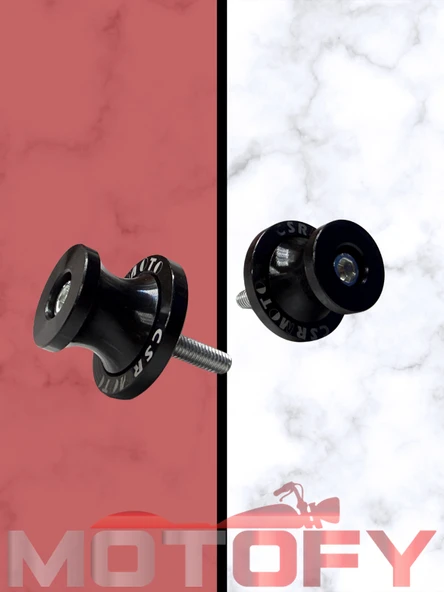 MOTOSİKLET KALDIRMA SEHPASI TAKOZU TAKIMI PADDOCK SİYAH 8MM