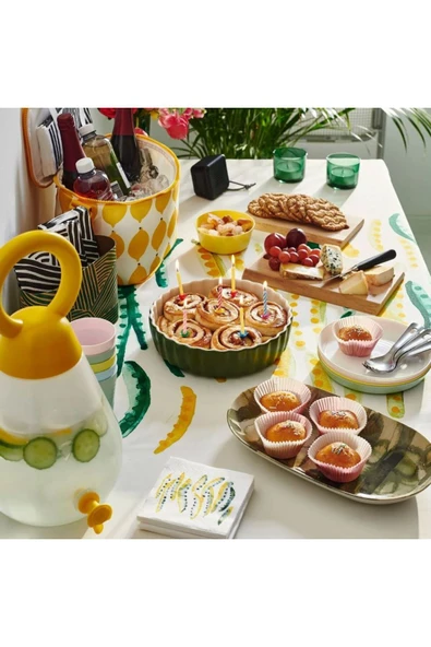 Musluklu Sürahi, Şeffaf Parlak Sarı, 4 lt - Resim 4