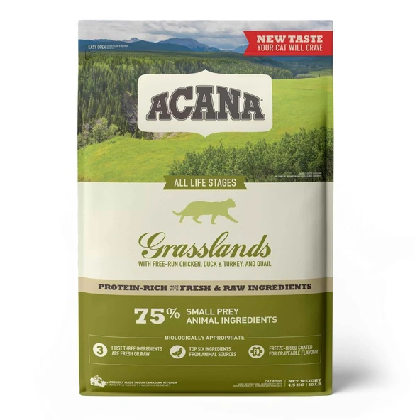 Acana Grasslands Kedi Maması 4,5Kg ürün görseli