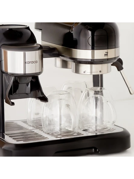 Karaca Coffeemaid Kahve Öğütücülü, Süt Köpürtücülü, 19 Bar Basınçlı Espresso, Latte, Cappuccino, Americano Makinesi (KULLANILMIŞ ÜRÜN) - 2