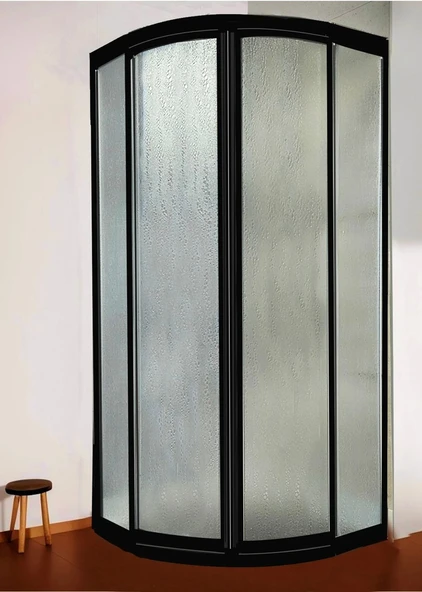 UBM Duşakabin Oval Mika Camlı 80x80 (Teknesiz)