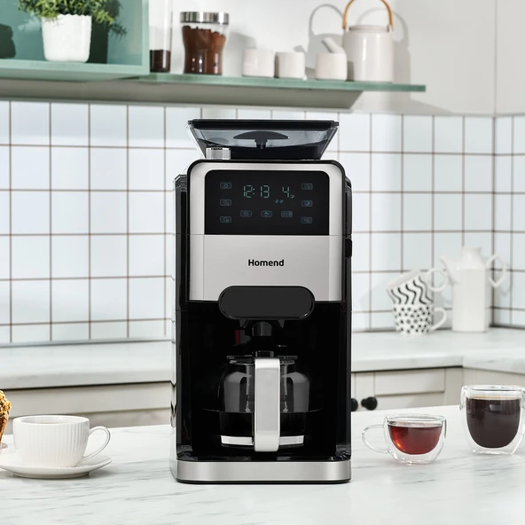 Homend Coffeebreak 5009H Öğütücülü Filtre Kahve Makinesi