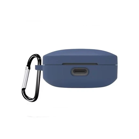 Gpack Xiaomi Redmi Buds 6 Active Kılıf Model Uyumlu Mat Silikon Soft Kancalı SF7 - Resim 2