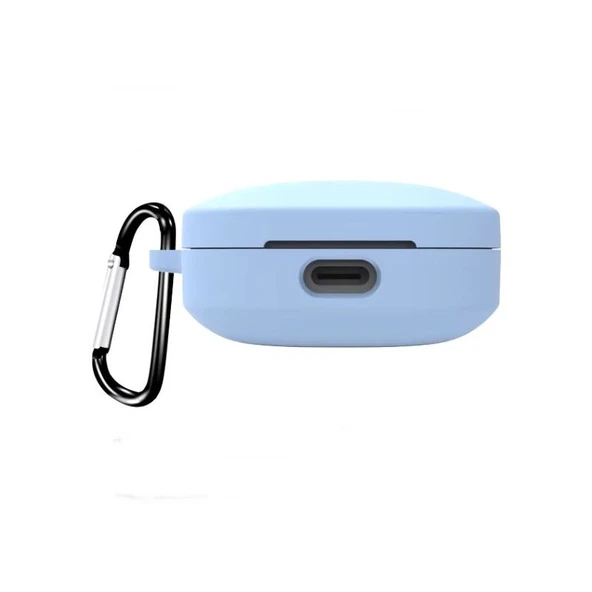 Gpack Xiaomi Redmi Buds 6 Active Kılıf Model Uyumlu Mat Silikon Soft Kancalı SF7 - Resim 6