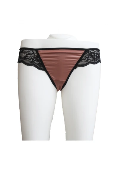 Deri Görünümlü Sütyen Takımı - 4