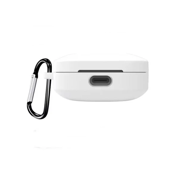 Gpack Xiaomi Redmi Buds 6 Active Kılıf Model Uyumlu Mat Silikon Soft Kancalı SF7 - Resim 4