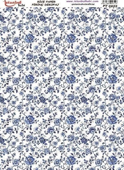 İstanbul Hobi Blue Blanc Pirinç Dekopaj pt2925