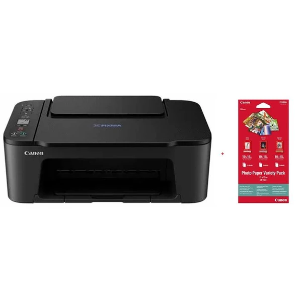 Canon Pixma E3640 Yazıcı Tarayıcı Fotokopi + Fotoğraf Kağıdı Hediyeli!