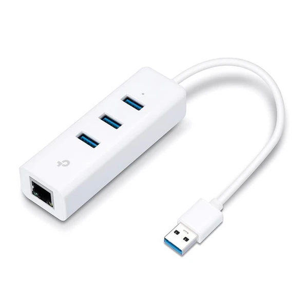 Tp-link UE330 3-Port Hub ve Gigabit Ethernet Adaptör İkisi bir arada USB Adaptör - 2