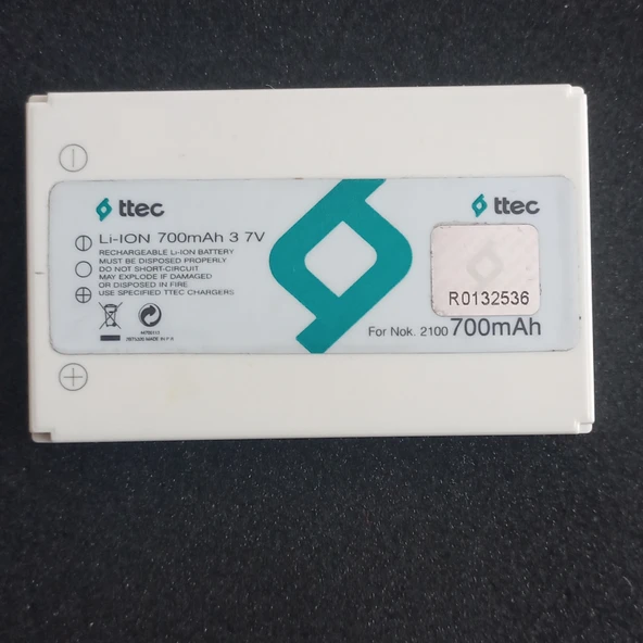 NOKİA 2100 PİL Ttec marka - 3
