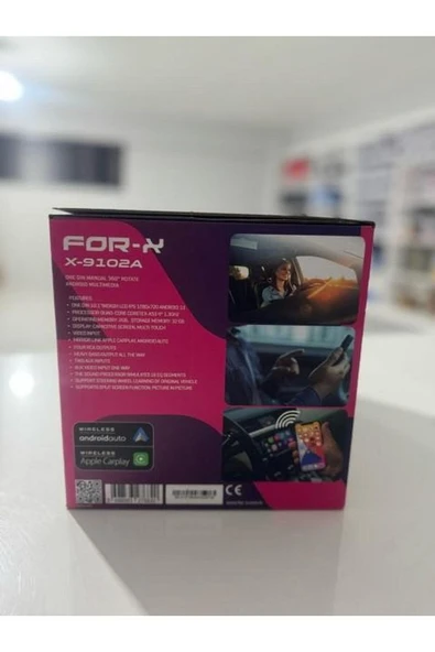 For X X-9102A 10 Inch Android Double Teyp Üniversal 360 Derece Dönebilen IPS Ekran BT/USB - 8