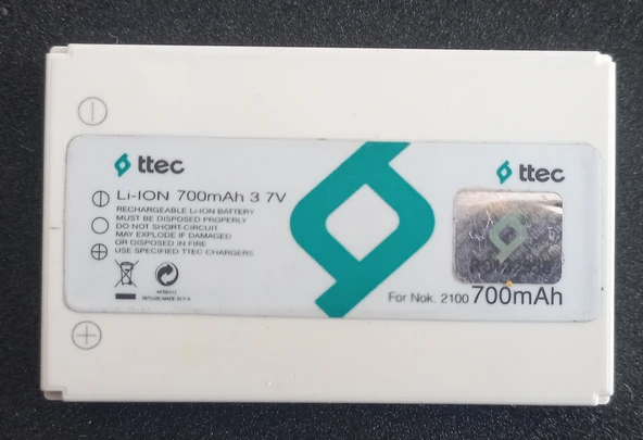 NOKİA 2100 PİL Ttec marka