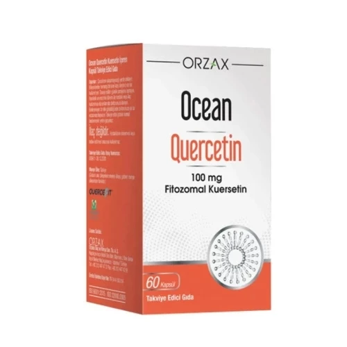 Orzax Ocean Quercetin 100 mg 60 Kapsül ürün görseli