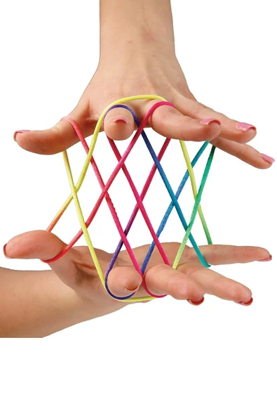 Stringy Majiggy Parmak İp Oyunu: Dayanıklı İple Uzun Saatler Boyunca Eğlence - Resim 2