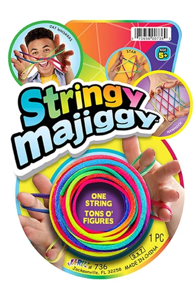 Stringy Majiggy Parmak İp Oyunu: Dayanıklı İple Uzun Saatler Boyunca Eğlence