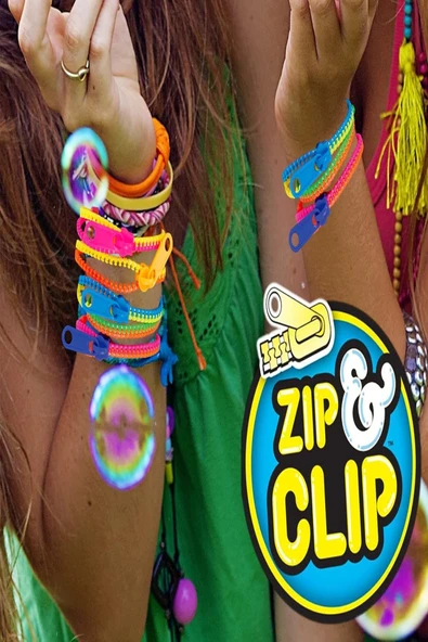 Zip Clip Zipper Clips 3lü Duyusal Oyuncak Fermuarlı Bilezik Seti: Fermuarları Açıp Kapayarak Odaklanın, Rahatlayın! - 4