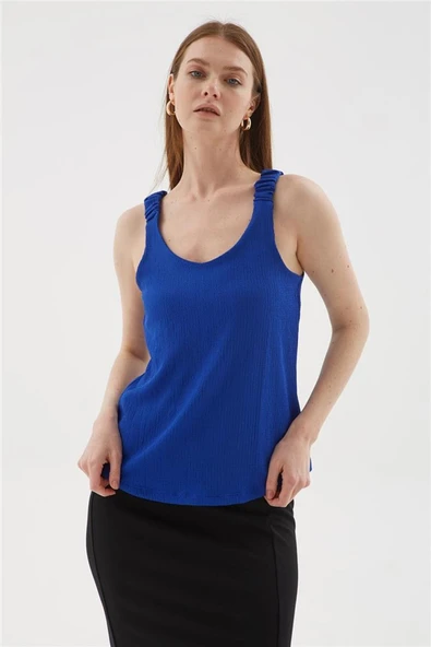 FASHION FRIENDS KADIN V YAKA BLUZ 25Y0513K1 - 11