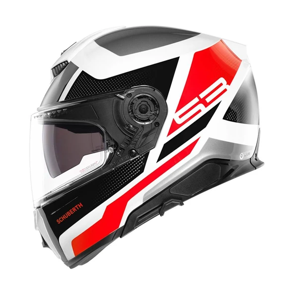SCHUBERTH S3 DAYTONA RED KAPALI MOTOSİKLET KASKI - 5
