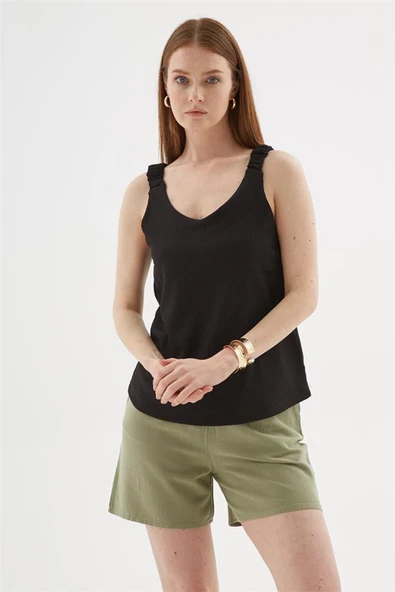 FASHION FRIENDS KADIN V YAKA BLUZ 25Y0513K1 - 7