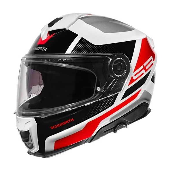 SCHUBERTH S3 DAYTONA RED KAPALI MOTOSİKLET KASKI
