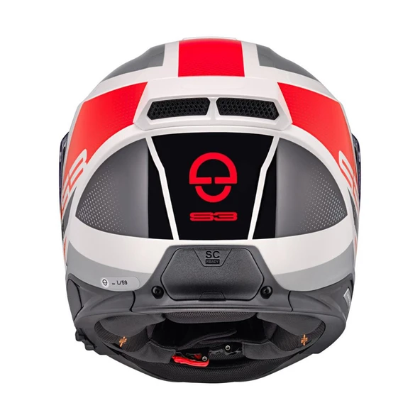 SCHUBERTH S3 DAYTONA RED KAPALI MOTOSİKLET KASKI - 2