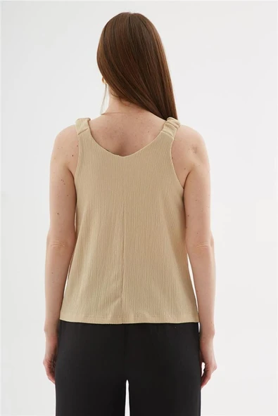 FASHION FRIENDS KADIN V YAKA BLUZ 25Y0513K1 - 5