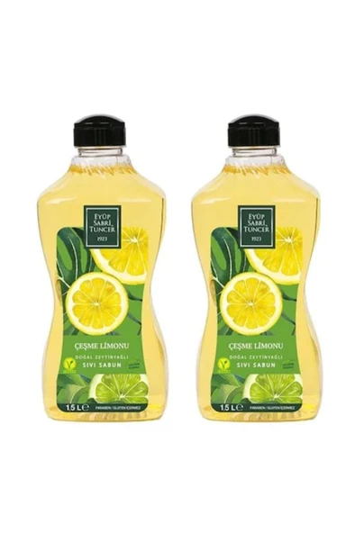 Eyüp Sabri Tuncer Çeşme Limonu Sıvı Sabun 1,5 lt x 2 Adet