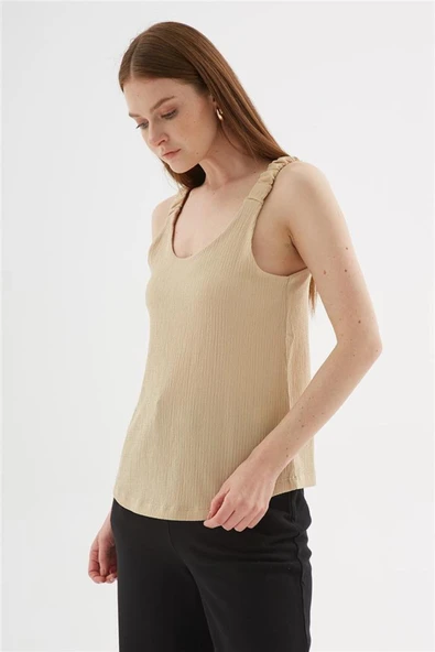 FASHION FRIENDS KADIN V YAKA BLUZ 25Y0513K1 - 4