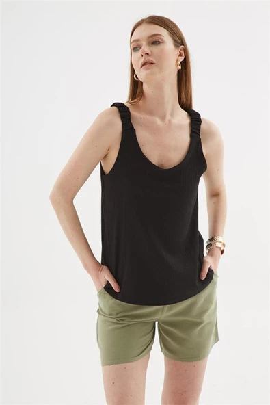 FASHION FRIENDS KADIN V YAKA BLUZ 25Y0513K1 - 8