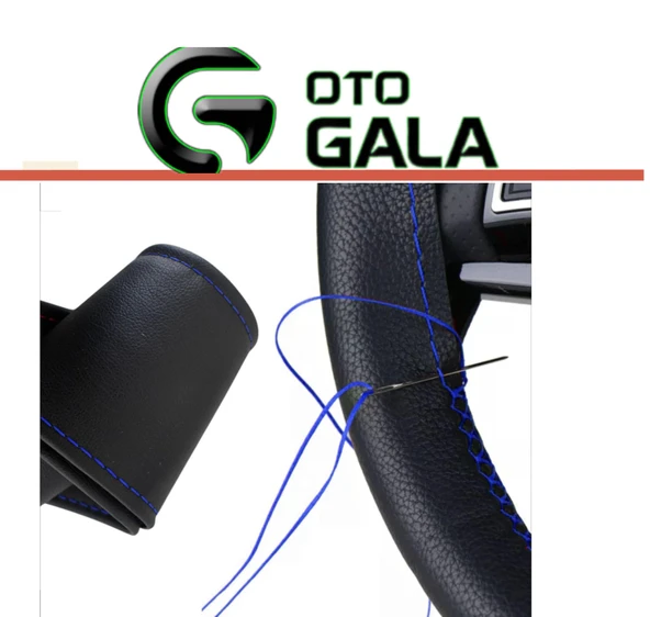 DİKİŞLİ DİREKSİYON KILIFI SİYAH DÜZ (PEDSİZ) - 2