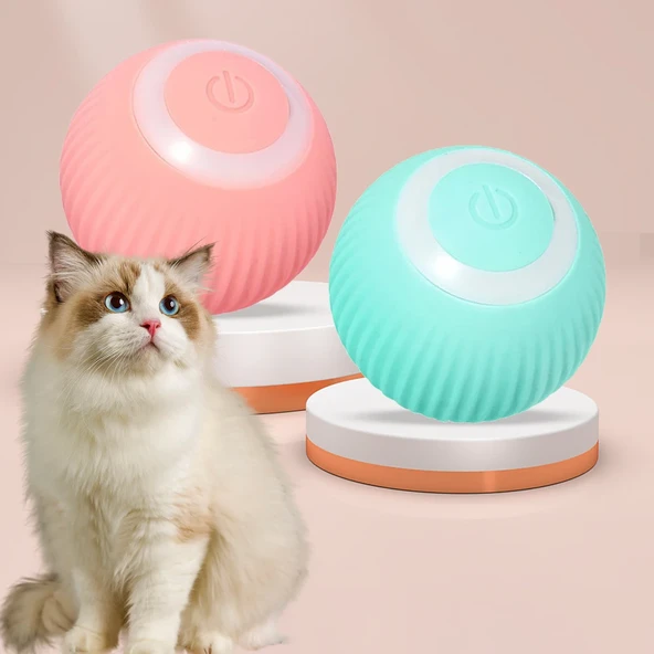 Akıllı Kedi Topu Hareketli Kedi Oyuncağı Interaktif Kedi Köpek Topu Akıllı Evcil Hayvan Oyuncağı - 4