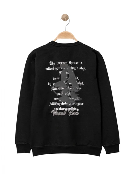 VISUAL ROCK NAKIŞLI ERKEK SWEATSHIRT - 2