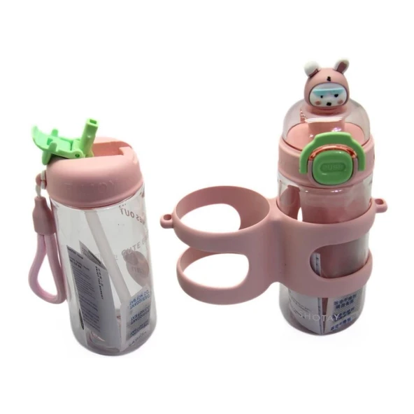 Shotay Su Matarası 2 Bölmeli Tritan Beyaz 900Ml - 4