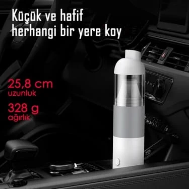 Araç İçi Süpürgesi Yedek Uçlu  İki Kademeli 120w - 6