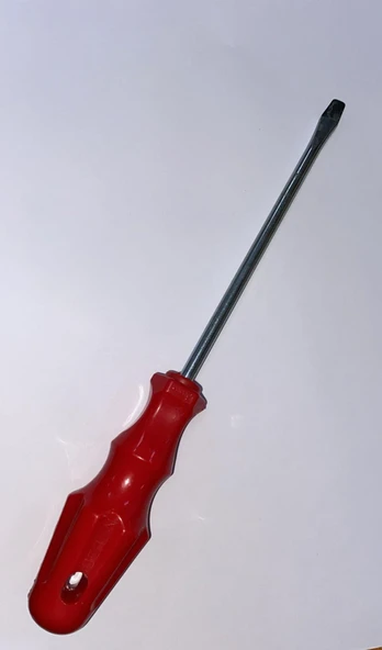 TORNAVİDA ÇEŞİTİ KIRMIZI SAPLI  DÜZ 25 CM