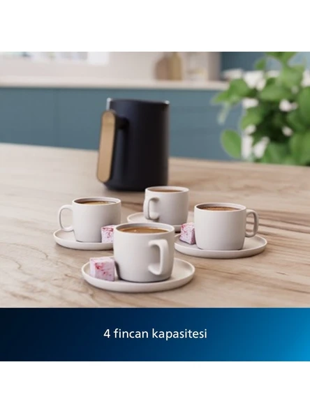 Philips Türk Kahvesi Makinesi 5000 Serisi HDA150/60 Siyah & Bakır - 3