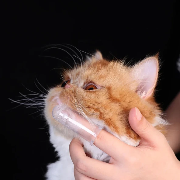 1 Adet Süper Yumuşak Pet Parmak Diş Fırçası - 4