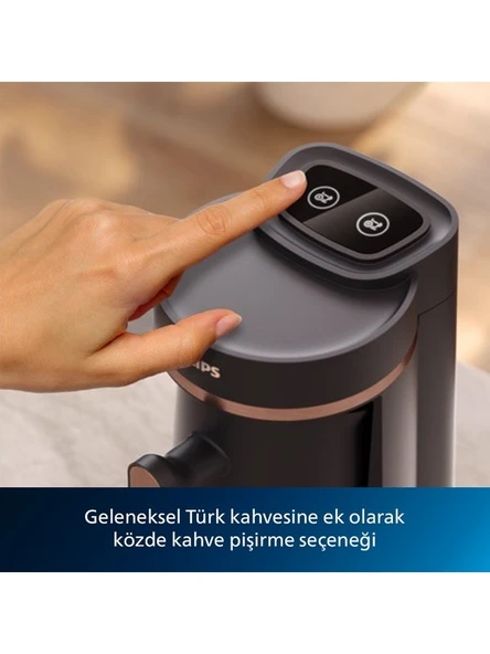 Philips Türk Kahvesi Makinesi 5000 Serisi HDA150/60 Siyah & Bakır - 2