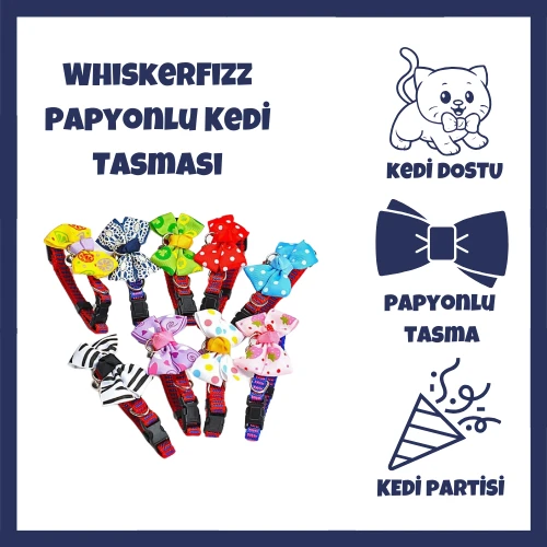 Papyonlu Kedi Tasması