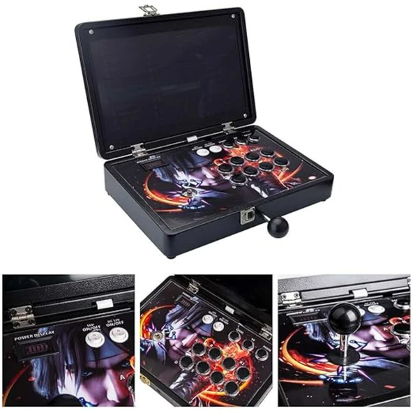 Ozmik 13000 Oyun Pandora Kutusunda 3D Plus Arcade 32GB  Konsol Makinesi, 14 inç Retro 2.KOL HEDİYE - 2