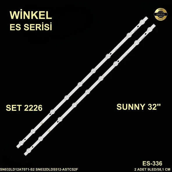 LCD LED-2226 TAKIM 2 Lİ-SN032LD12AT071-S2,PB08D581103BL041-005H-ES-336-WİNKEL