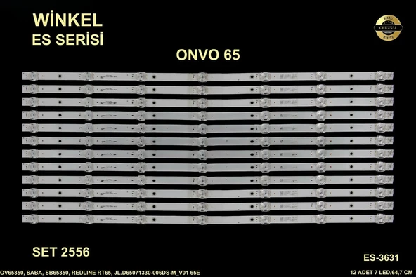LCD LED-2556 TAKIM 12 Lİ-SB65350,OV65350,JL.D65071330-006DS-M_V01 65E1-WİNKEL