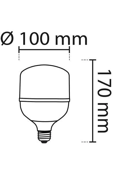 Noas YL95-3001 30W E27 6500K Beyaz Torch Led Ampul - 2
